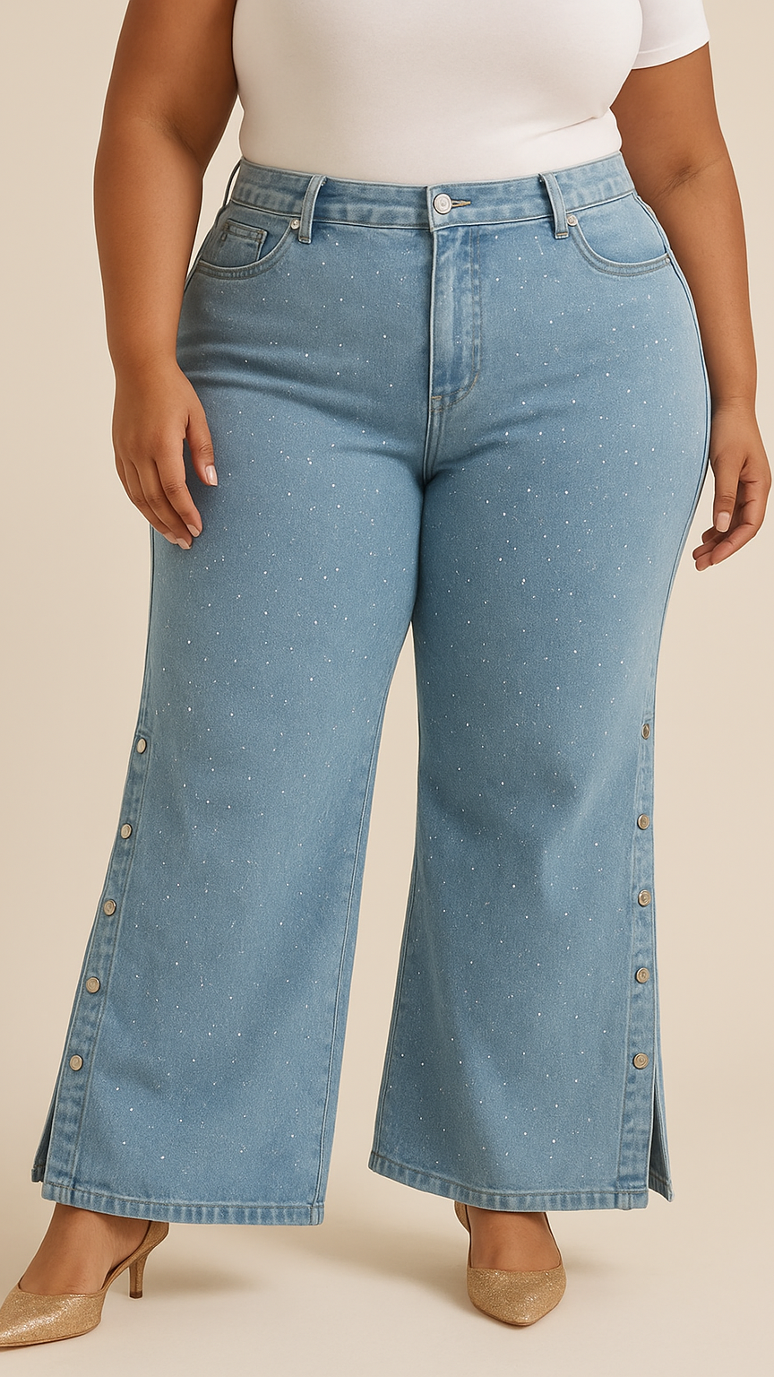 Women's Button⭐⭐⭐⭐⭐ Diamantado